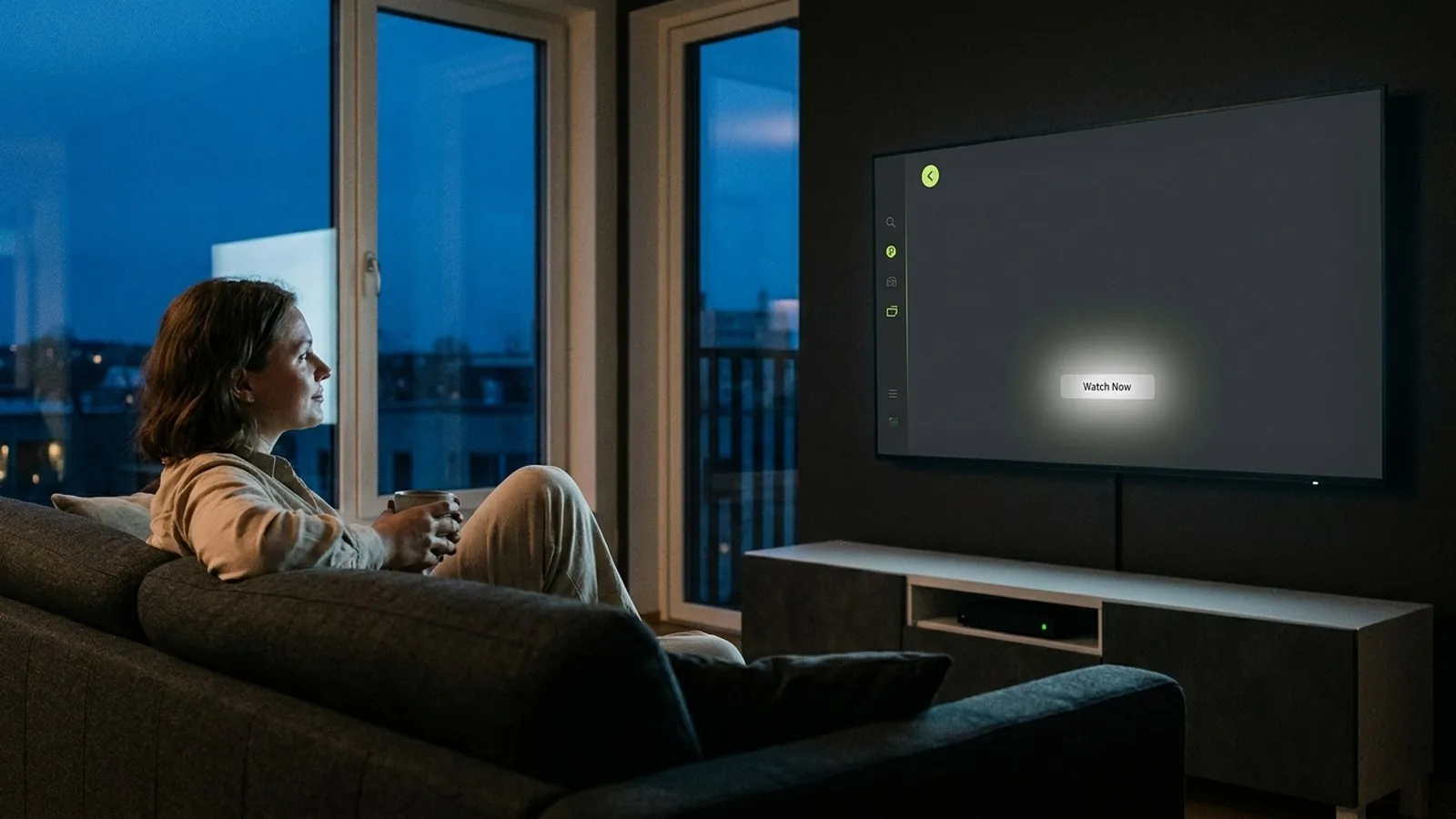 Watching legal IPTV on a Smart TV in a living room — is IPTV legal in 2026