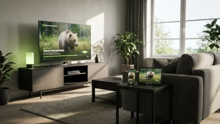 What IPTV is — streaming TV over the internet on a smart TV, phone and tablet